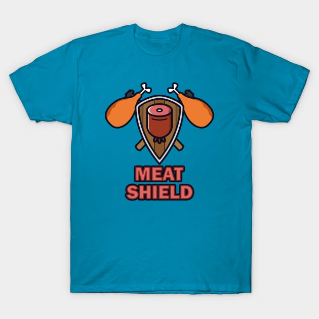 MEAT SHIELD T-Shirt by NerdWordApparel